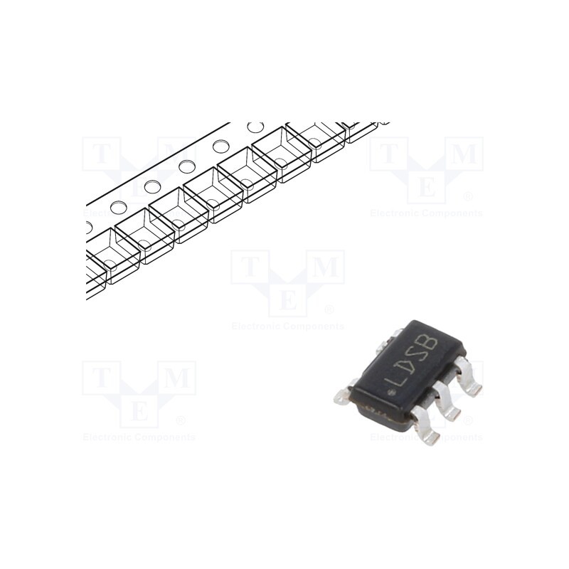 3 pcs x TEXAS INSTRUMENTS - LP3985IM5X-5.0/NOPB - IC: voltage regulator, LDO,fixed, 5V, 0.15A, SOT23-5, SMD, ±3%, Ch: 1