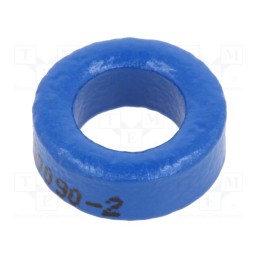 1 pcs x MICROMETALS - MS-050090-2 - Ferrite: toroidal, L: 4.75mm, Øint: 7.62mm, Øout: 12.7mm, 40nH