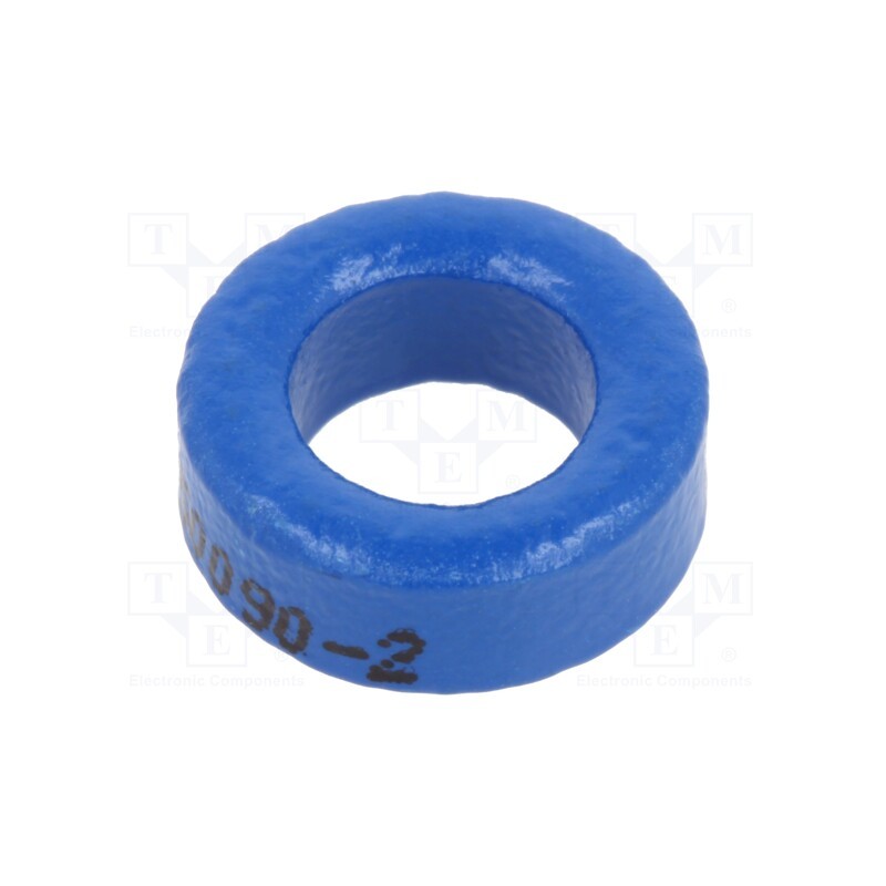 1 pcs x MICROMETALS - MS-050090-2 - Ferrite: toroidal, L: 4.75mm, Øint: 7.62mm, Øout: 12.7mm, 40nH