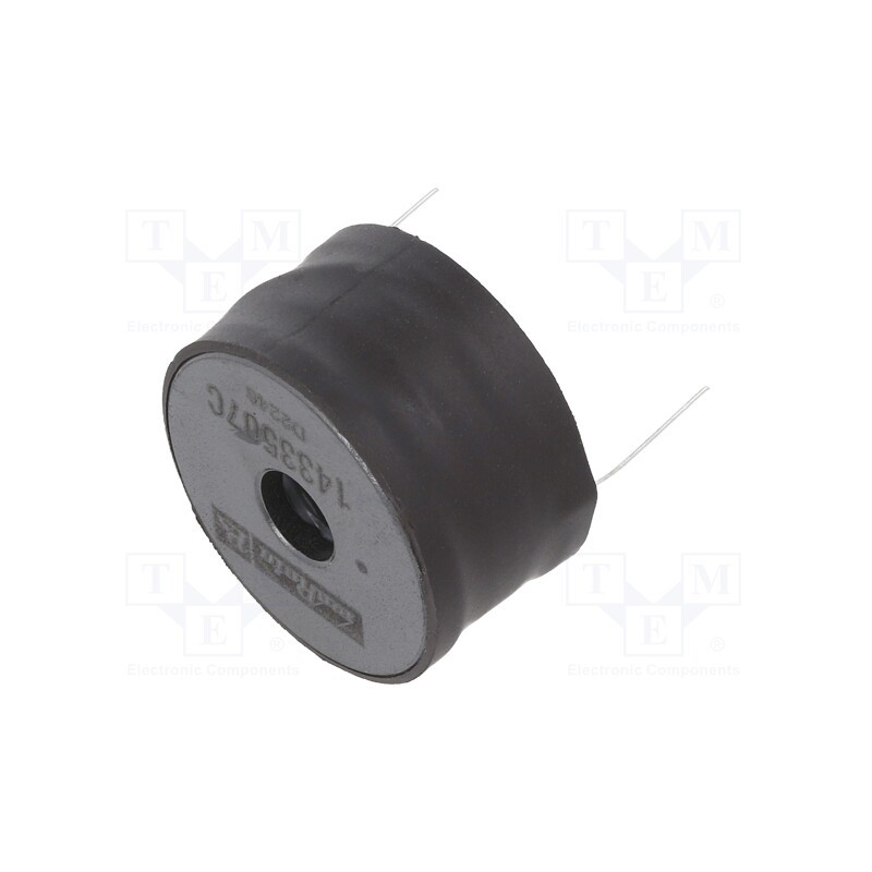 1 pcs x MURATA - 1433507C - Inductor: wire, THT, 3.3mH, 700mA, 1428mΩ, ±15%, Ø24.4x14mm, 1400