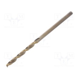 10 pcs x ALPEN-MAYKESTAG - 62600190100 - Drill bit, for metal, Ø: 1.9mm, L: 49mm, Working part len: 24mm