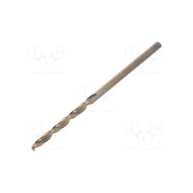 10 pcs x ALPEN-MAYKESTAG - 62600190100 - Drill bit, for metal, Ø: 1.9mm, L: 49mm, Working part len: 24mm
