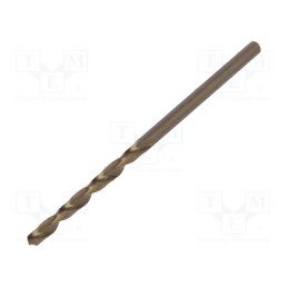 10 pcs x ALPEN-MAYKESTAG - 62600230100 - Drill bit, for metal, Ø: 2.3mm, L: 53mm, Working part len: 27mm