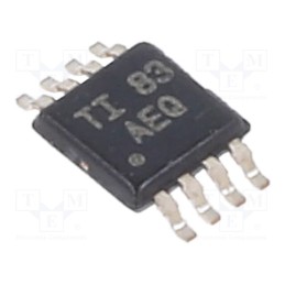 1 pcs x TEXAS INSTRUMENTS - THS4081IDGN - IC: operational amplifier, 175MHz, Ch: 1, HVSSOP8, ±5÷15VDC,