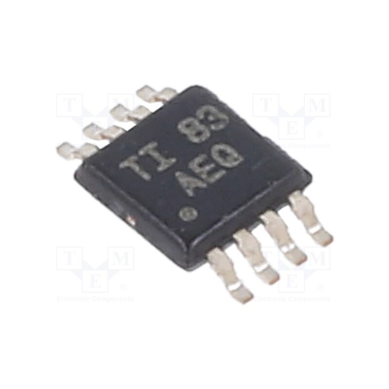 1 pcs x TEXAS INSTRUMENTS - THS4081IDGN - IC: operational amplifier, 175MHz, Ch: 1, HVSSOP8, ±5÷15VDC,