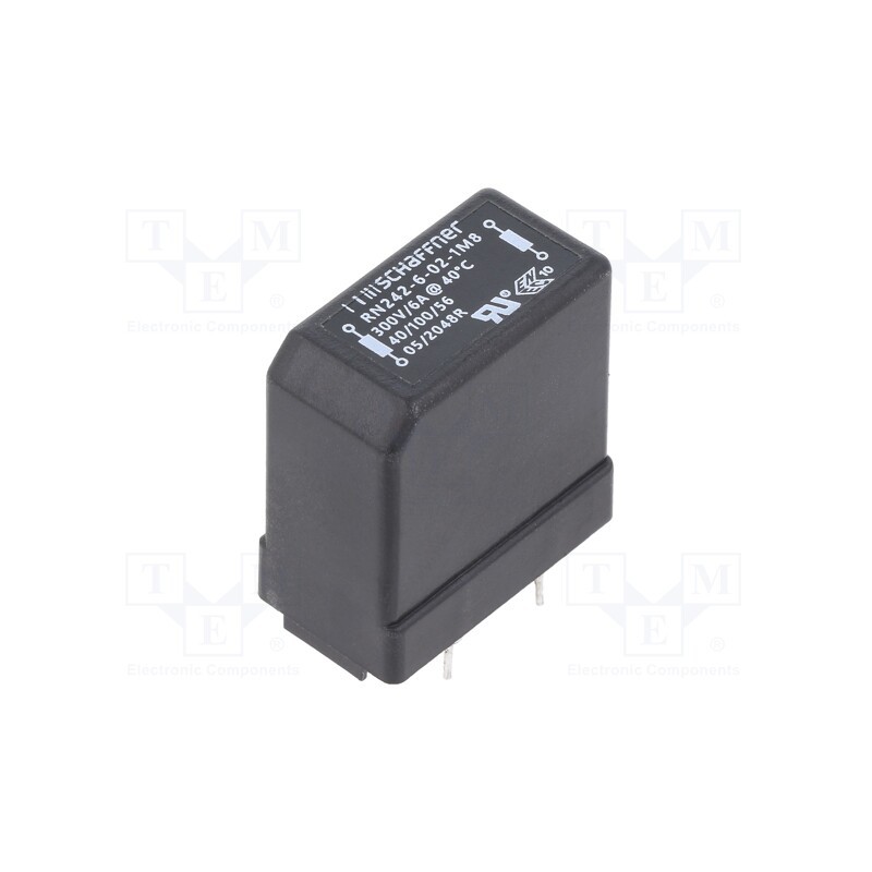 1 pcs x SCHAFFNER - RN242-6-02-1M8 - Inductor: wire with current compensation, THT, 1.8mH, 6A, 20mΩ
