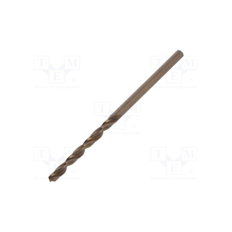 10 pcs x ALPEN-MAYKESTAG - 62600210100 - Drill bit, for metal, Ø: 2.1mm, L: 49mm, Working part len: 24mm