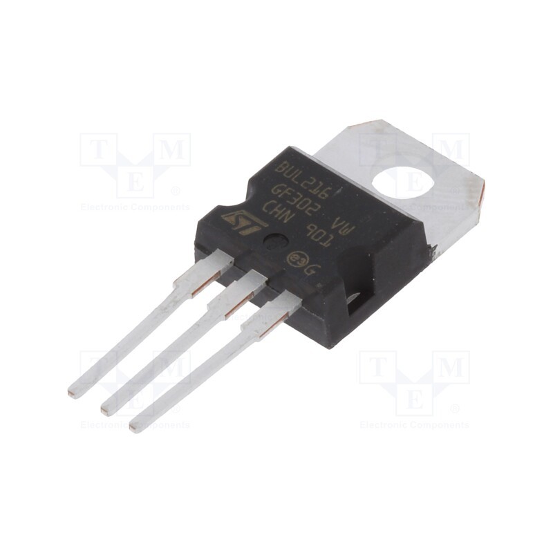 1 pcs x STMicroelectronics - BUL216 - Transistor: NPN, bipolar, 800V, 4A, 90W, TO220