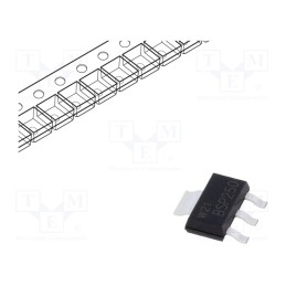 1 pcs x NEXPERIA - BSP250,115 - Transistor: P-MOSFET, unipolar, -30V, -3A, Idm: -12A, 1.65W