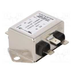 1 pcs x SCHURTER - 5500.2652.01 - Filter: anti-interference, 250VAC, Ioper.max: 6A, Ir: 0.5mA