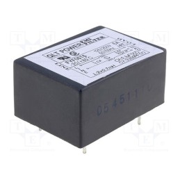 1 pcs x QLT POWER - FYF06T6 - Filter: anti-interference, 250VAC, Cx: 100nF, Cy: 3.3nF, 0.7mH, THT
