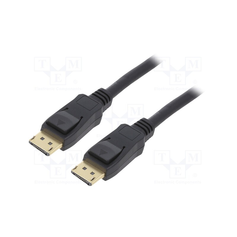 1 pcs x Goobay - 58534 - Cable, DisplayPort 1.4,HDCP 2.2, DisplayPort plug,both sides
