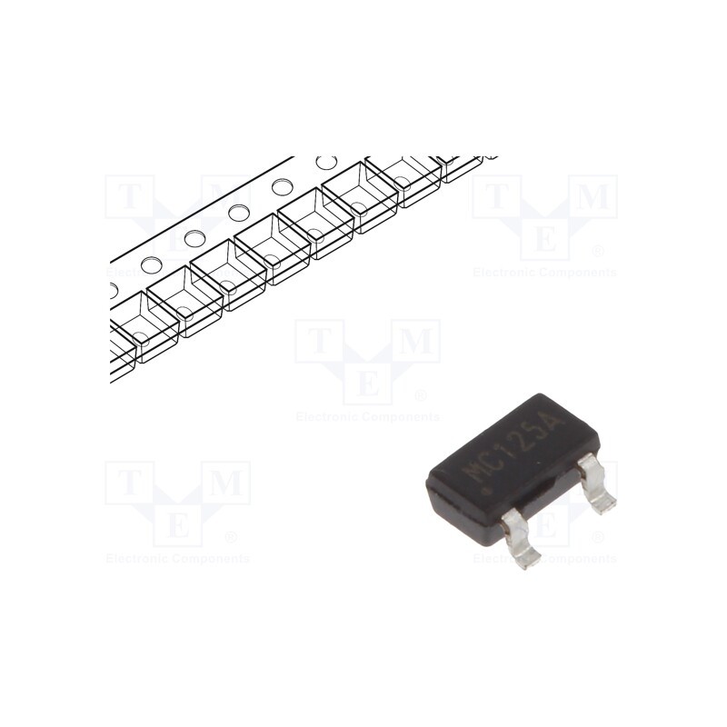 1 pcs x COTO TECHNOLOGY - RR122-1A22-511 - Sensor: magnetic field, 1.7÷5.5VDC,3VDC, 10Hz, -40÷85°C, SOT23-3