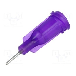 10 pcs x FISNAR - 8001077 - Needle: steel, 0.25', Size: 21, straight, 0.51mm, Body: purple