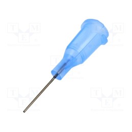 10 pcs x FISNAR - 8001127 - Needle: steel, 0.5', Size: 24, straight, 0.31mm, Body: light-blue