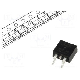 1 pcs x DIODES INCORPORATED - MBRB10100CT-13 - Diode: Schottky rectifying, SMD, 100V, 5Ax2, TO263AB,