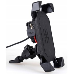 Motorcycle phone holder usb charger 2a