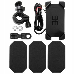 Motorcycle phone holder usb charger 2a