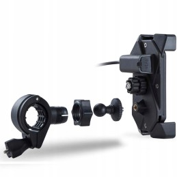 Motorcycle phone holder usb charger 2a