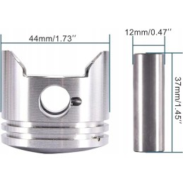 Complete piston for 2 stroke 49cc 44 6 mini moto atv quad 4 wheeler