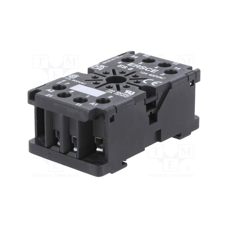 1 pcs x CROUZET - 25622130 - Relays accessories: socket, PIN: 8, Leads: screw terminals