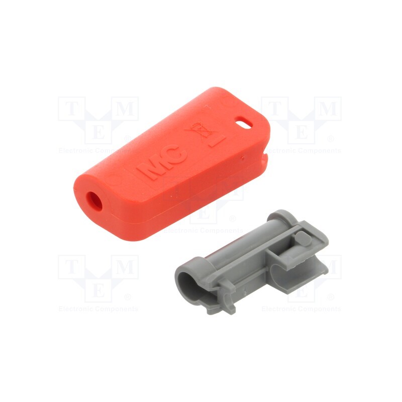 1 pcs x STu00c4UBLI - 64.1047-22 - Plug case, red, Overall len: 36.3mm, Socket size: 4mm