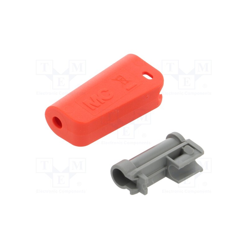1 pcs x STu00c4UBLI - 64.1046-22 - Plug case, red, Overall len: 36.3mm, Socket size: 4mm