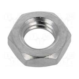 1 pcs x LAPP - 52102998 - Nut, M6, brass, nickel, 10mm, -20÷100°C, Thread: metric, Pitch: 1