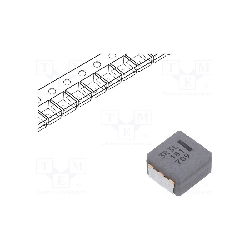 1 pcs x PANASONIC - ETQP6M3R3YLC - Inductor: wire, SMD, 3.3uH, 26.3A, 6mΩ, ±20%, 10.9x10x6mm, -40÷150°C