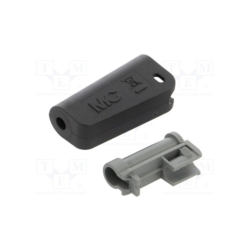1 pcs x STu00c4UBLI - 64.1046-21 - Plug case, black, Overall len: 36.3mm, Socket size: 4mm