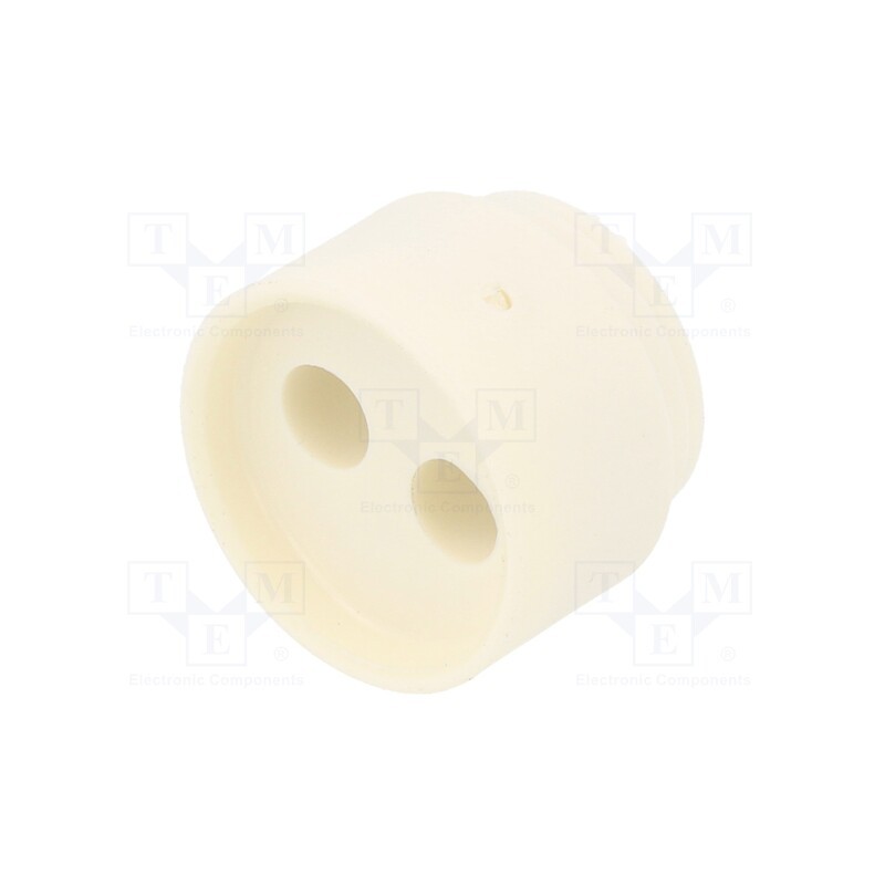 1 pcs x HUMMEL - 1.089.1614.19 - Insert for gland, 4.5mm, NPT1/2', elastomer, Holes no: 2, HSK-ME