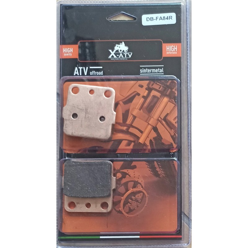 Yamaha Raptor Grizzly 660 brake pads