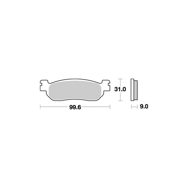 SBS brake pads for yamaha r1 r6 dt tw xg