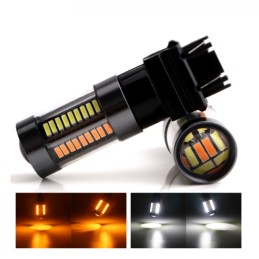 Dual p27 7w 66 led 4014 3157 white orange