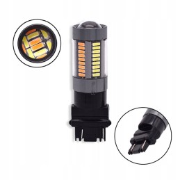 Dual p27 7w 66 led 4014 3157 white orange