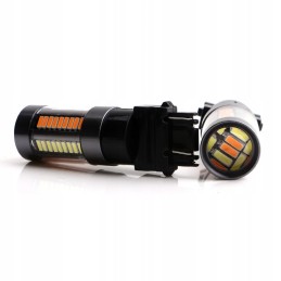 Dual p27 7w 66 led 4014 3157 white orange