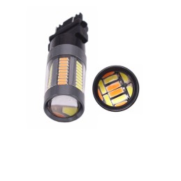 Dual p27 7w 66 led 4014 3157 white orange