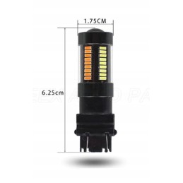 Dual p27 7w 66 led 4014 3157 white orange