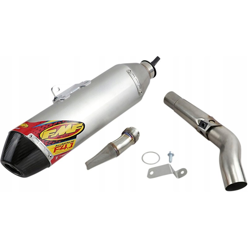 Exhaust muffler fmf ssaln 4 1rct cf kawasaki kx 450 2020 2023