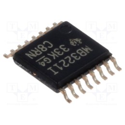 1 pcs x TEXAS INSTRUMENTS - MAX3221IPWR - IC: interface, transceiver, full duplex,RS232, 250kbps, TSSOP16