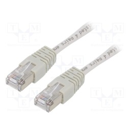 1 pcs x GEMBIRD - PP22-0.25M - Patch cord, F/UTP, 5e, stranded, CCA, PVC, grey, 250mm, 26AWG