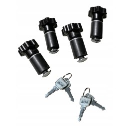 Quad ATV trunk, two Polaris TGB Segway helmets