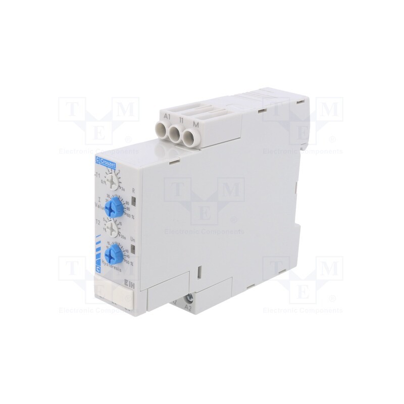 1 pcs x CROUZET - 84871030 - Module: current monitoring relay, AC current, 24VDC, SPDT, IP20