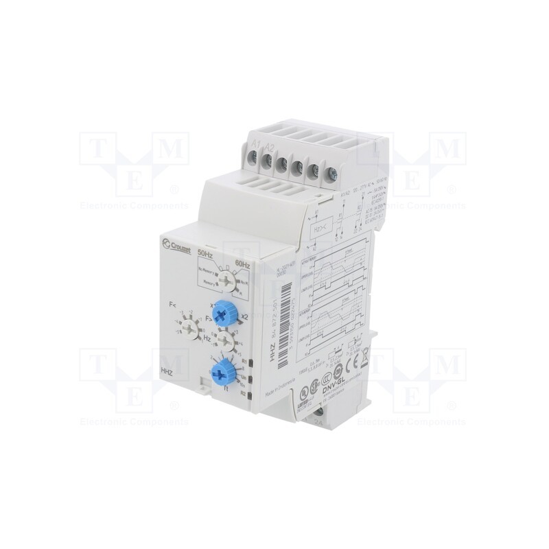 1 pcs x CROUZET - 84872501 - Module: frequency monitoring relay, AC voltage frequency, IP20