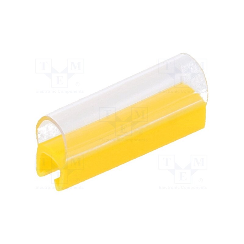 1 pcg x PARTEX - PTC10015A4 - Markers, Marking: empty, 2.4÷3mm, PVC, yellow, -30÷60°C, push-in