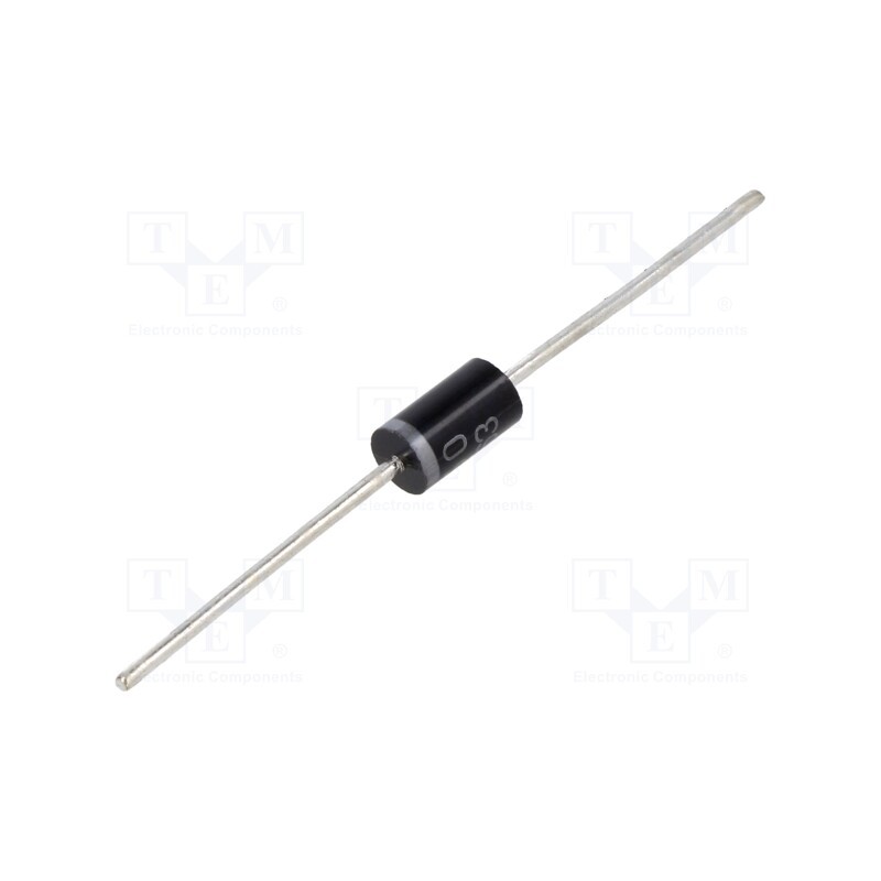 5 pcs x SMC DIODE SOLUTIONS - SB3150TA - Diode: Schottky rectifying, THT, 150V, 3A, DO201AD, , Ir: 1mA
