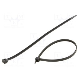 1 pcg x RADPOL - TOOCB029207601 - Cable tie, L: 292mm, W: 7.6mm, polyamide, 540N, black, 100pcs.
