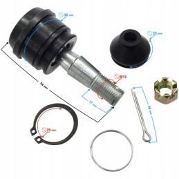 Swingarm bolt quad atv bashan 200s 7 set 200cc