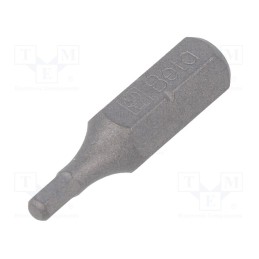 2 pcs x BETA - 861PE/2.5 - Screwdriver bit, hex key, HEX 2,5mm, Overall len: 25mm