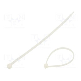 1 pcg x RADPOL - TOOCW037004801 - Cable tie, L: 370mm, W: 4.8mm, polyamide, 220N, natural, 100pcs.